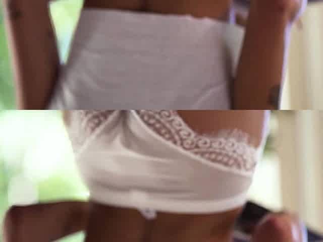 Asian teen bookworm Lily shows her pussy