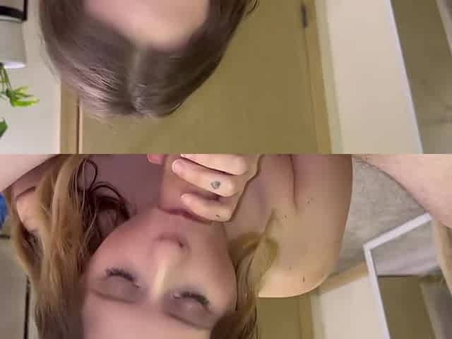 I Make My Stepbro Cum Instantly In My Mouth With Petite Blonde