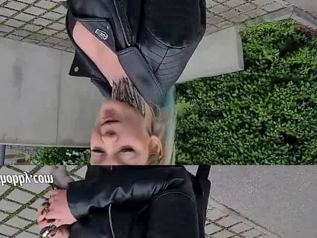 Horny blonde winds me up with a blowjob and then spreads her legs wide