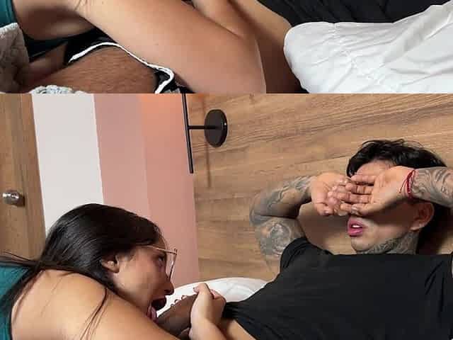 My Stepsister Walks Into My Room Unannounced... We End up Fucking Hard