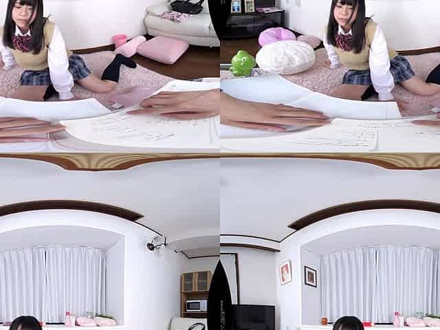 Japanese student explores vr bed food sensual moments