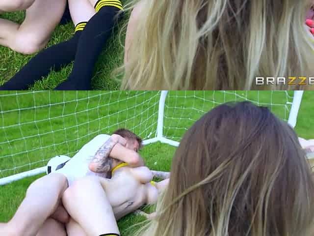 Lucia Love & Michelle Thorne & Mila Milan & Tamara Grace & Danny D in ZZ Cup: Team Tits - Brazzers
