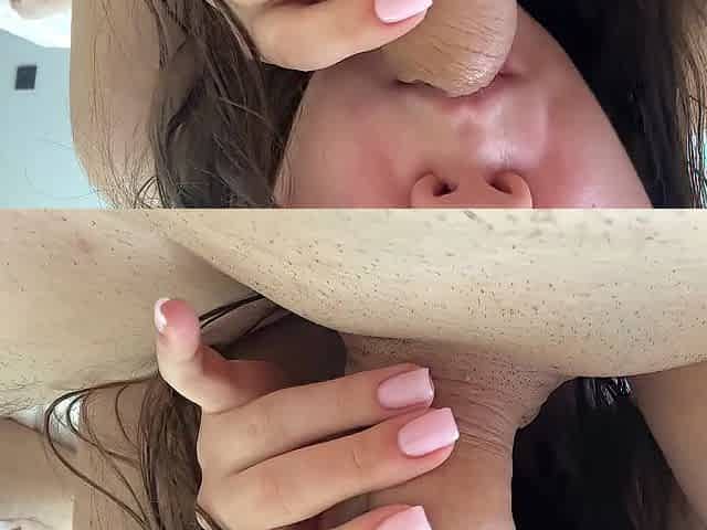 This small rod doesn't get larger even after prostate massage