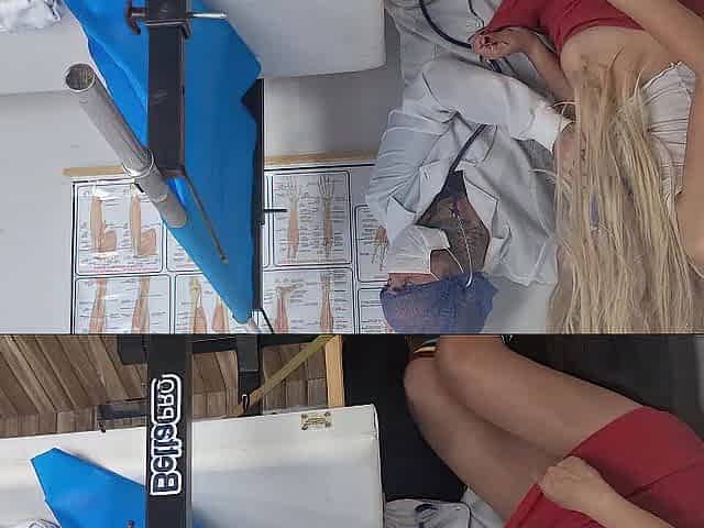 Gynecologist didn't know this guy was being filmed!