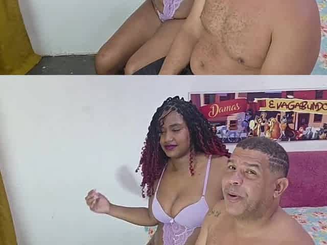 Putting it in the ebony beauty's booty, Aline Ebony, 100% anal.