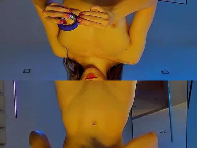 Very Hot Amateur French Teen couple tit fuck on Webcam
