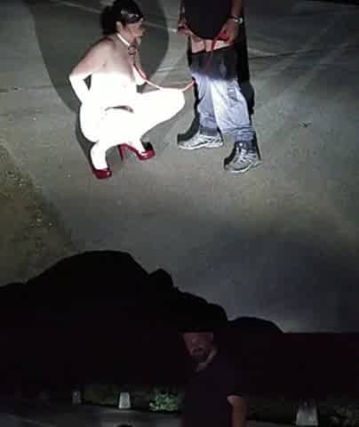 Old Pig Perverse Pissing Summer Sex Outdoor