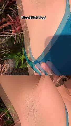 Perspired and Indecent Armpits! Whore in Public.