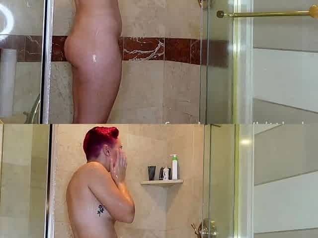 In the shower hidden cam