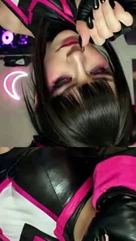 ai juri slut pussy stuffed in gaming chair