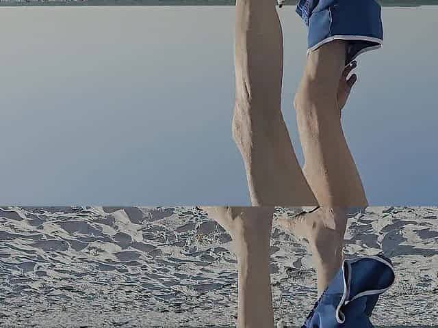 Strolling on the Beach in a hawt bikini