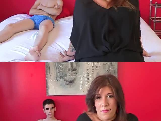 Married Chubby Mom With Small Boobs Comes To Cheat With Youngster