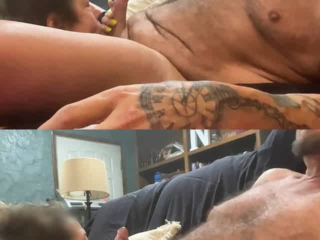 A Hard Cock Gets a Blowjob with Rimming and Ballsucking