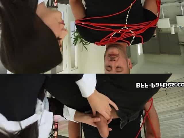 Slutty nuns trying exorcism via foursome