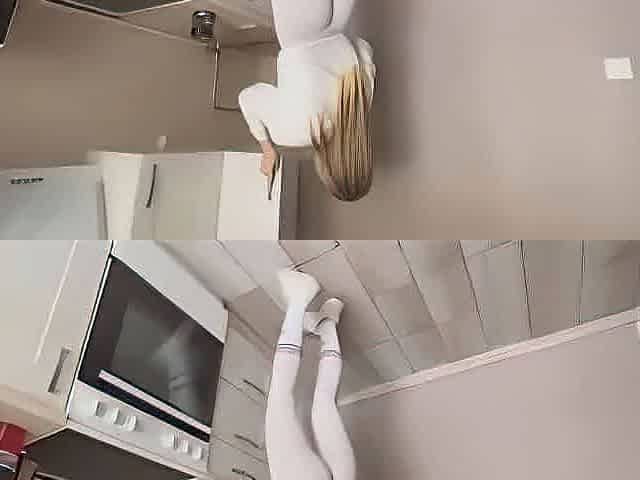 Insolent Girlfriend Threw Her Legs On The Table And Was Fucked For It, featuring Allinika