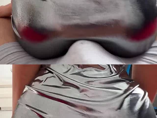 humping stepbrother's cock with my big Ass in the silver