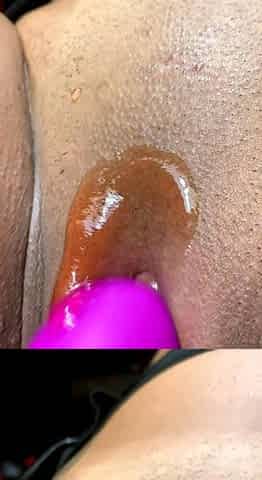 Close up pussy fingering ass toying
