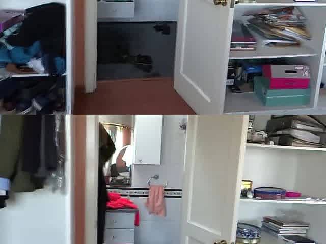 I come back from work very horny and I strip in front of my stepson so that guy can stroke