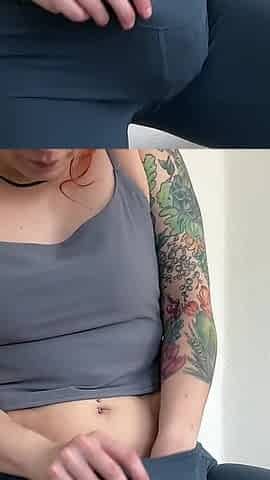 Vlogging My Day While Wearing a Pearl Thong and Cumming