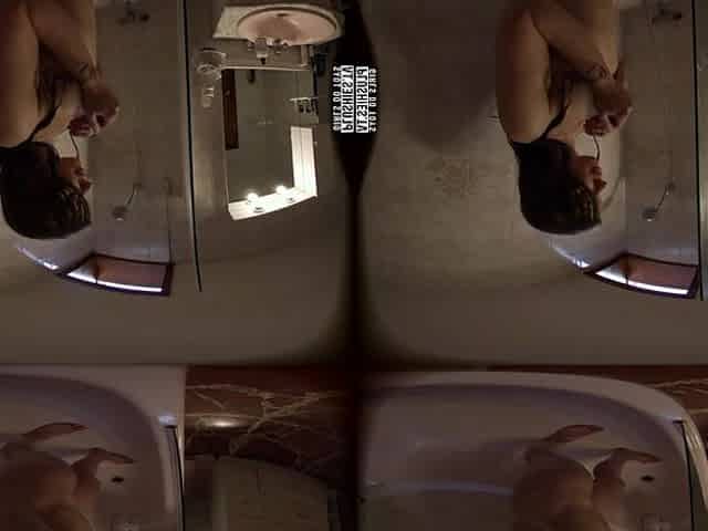 Mango Showering And Drying Hair Before Dancing Lapdance For Stranger - PlushiesVR