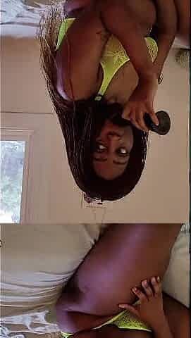 Wild Afro Hippy Beauty gets off last -
