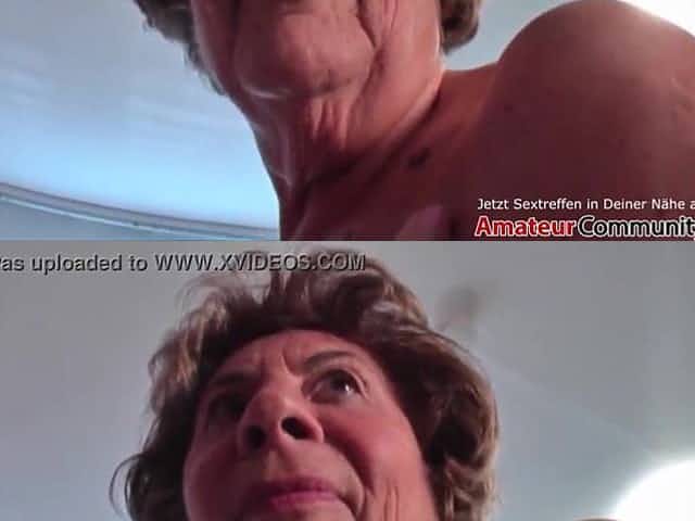 Nasty grandma sucks a large youthful rod on her daybed! AmateurCommunity.xxx