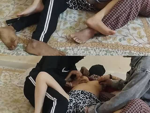 Fucked Bhabhi's Pussy Together in Threesome
