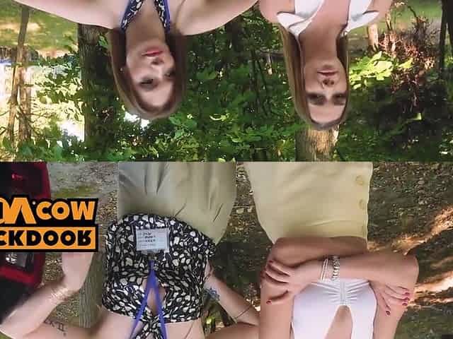 Pov Public Threeway With Your Driving Instructors Alexis And Sata