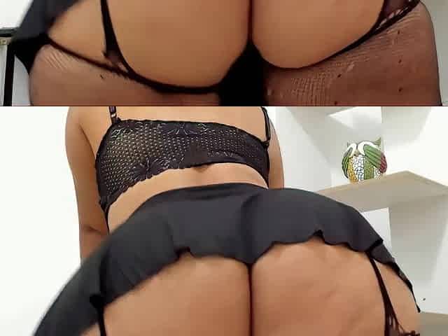 Ebony makes my booty look giant.