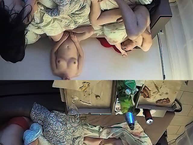 Hot amateur brunette wife gives surprise handjob
