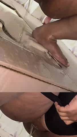 Stepmom Pee in Toilet After Sex with Stepson