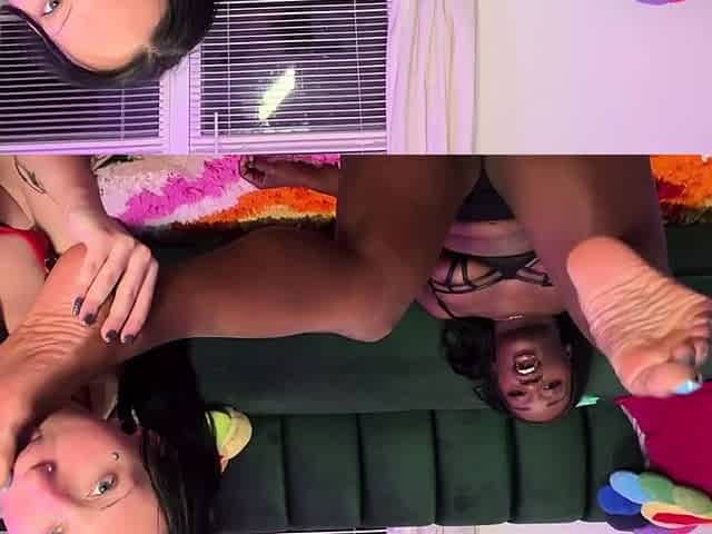 Queen Melanins Clips - Femslave Worships My Soles