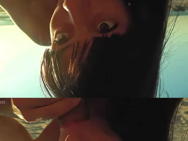 Amazing Blowjob on the Beach - Lots of Cum All Over My Face