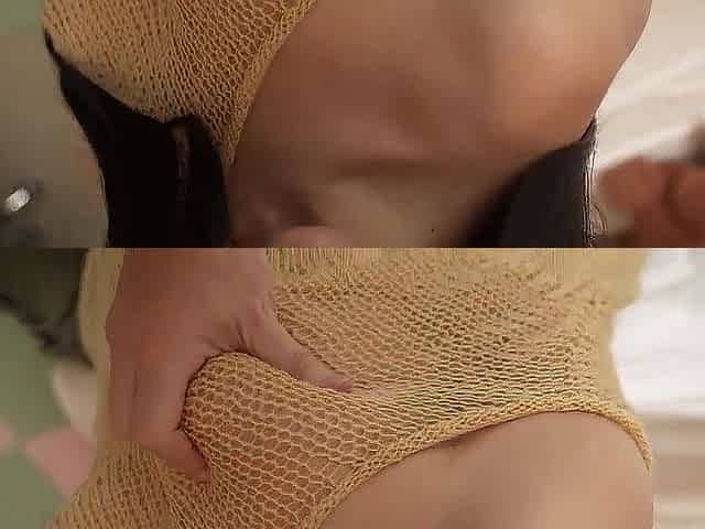 Oriental woman is shy previous to having sex after school.