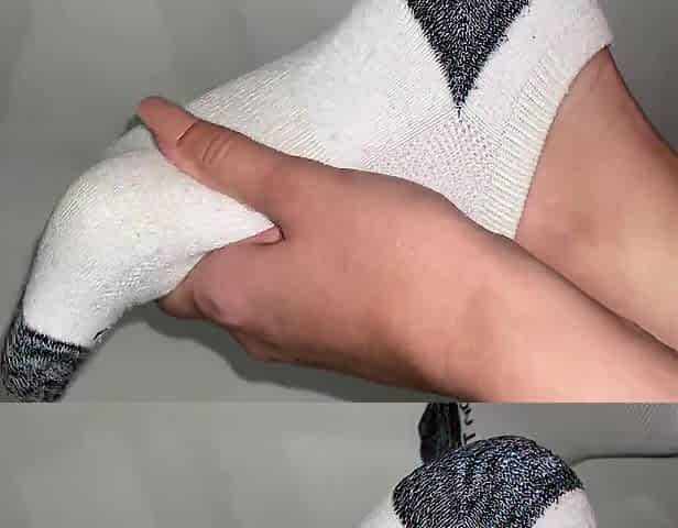 Foot Oil Massage in Socks
