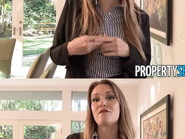 PropertySex Boss Lady Ashley Drops By Previous to My Open Abode To Give Me Some Selling Tips
