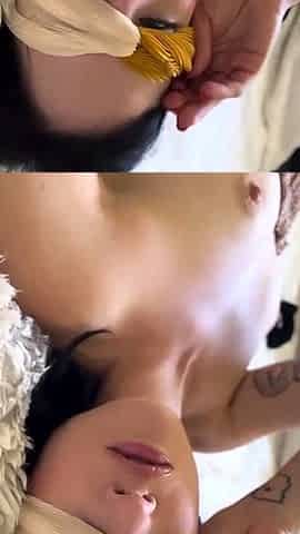Leann amateur beautiful brunette with big boobs