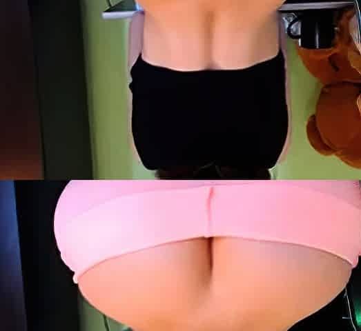 Big Amateur Ass on Webcam