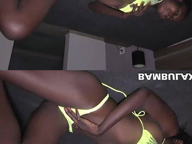 Yellow bikini black bitch creampied in missionary