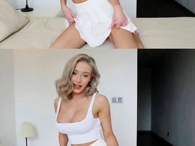 Big-Titted Latina Teen Plays Naughty Role for Webcam