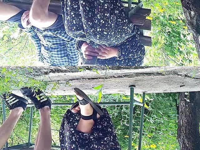 Lustful sufficiently to make a homemade porn outdoors
