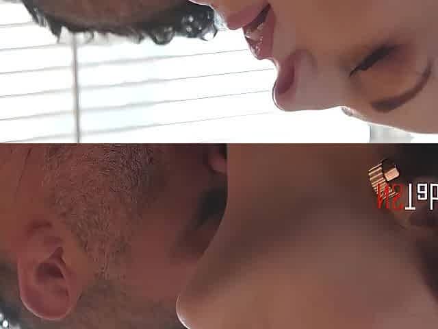 Supplementary Curvy Secretary Rides Boss Reverse Cowgirl On His Work Desk