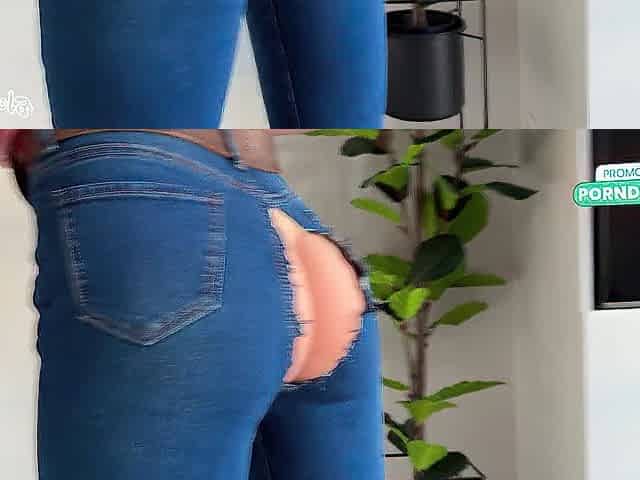 Thicc Stepsis in Torn Jeans Rides Hard to Shred Pounds!