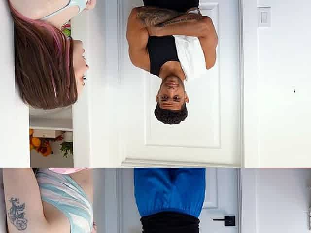Petite stepsis muffdiving and rough sex