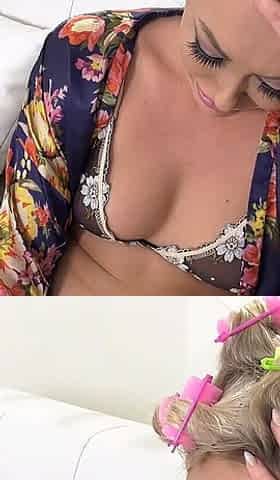 MILF Stepmom Gives Her Military Stepson a Sloppy Blowjob and Some Much Needed Relief