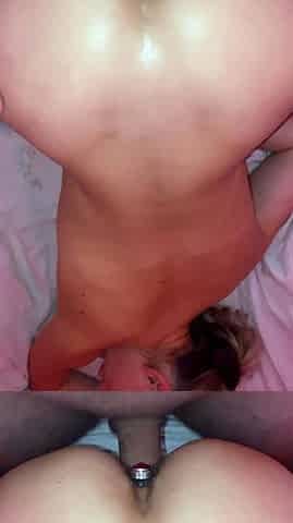 Big Ass Brunette Chick Blowjobs POV