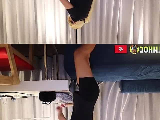 JohnTronX - Screwing a hot blond Oriental chick in Hong Kong