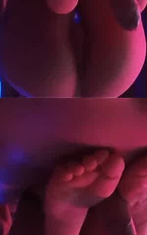 POV Footjob with Riding Dick and She Made Me Cum Again with Long Handjob