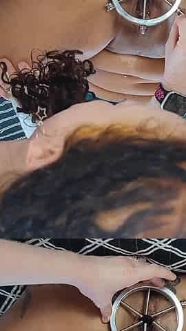 My Girlfriend Dilating My Wife's Vagina so She Can Get Fucked in the Ass.