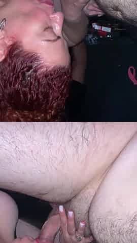 Blowjob at Adult Theater